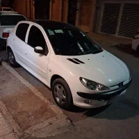 206 تیپ ۳  سقف شیشه  ۱۴۰۱ سالم بدون رنگ