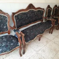 مبل کلاسیک چوب گردو