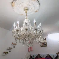 لوستر 10شاخه برنجی