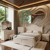 سرویس خواب رومانی تخت خواب تشک تخت 2 نفره