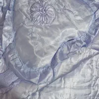 روتختی دو نفره جنس ساتن رنگ یاسی|سرویس روتختی|تهران, قزل قلعه|دیوار