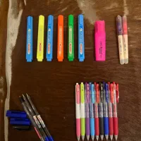 انواع ماژیک هایلایتر و خودکار اک‌بند