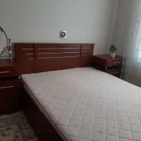 تخت خواب .آینه. دراور .پاتختی .همراه باتشک رویال|تخت و سرویس خواب|نقده, |دیوار