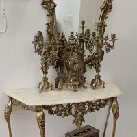 آینه و شمعدان برنج