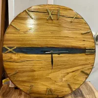 ساعت دیواری تمام چوب