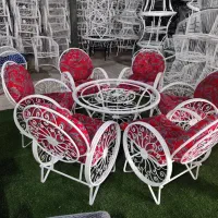 میز صندلی باغی/طرح فرفورژه/آتشدان|صندلی و نیمکت|طالقان, |دیوار