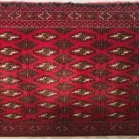 یک جفت پشتی ترکمن دستبافت