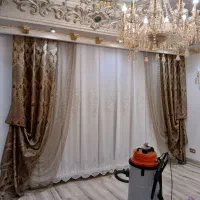 دوخت انواع پرده مینیمال اتومات پانچ وپلیسه فوری|پرده، رانر، رومیزی|تهران, مشیریه|دیوار