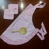 پیشبند دو رو جنس کتان نه ترک