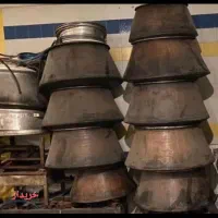 ظروف دیگ مسی چکشی المنیوم روحی مس سیم برق|ظروف پخت‌وپز|شیراز, اصلاح‌نژاد|دیوار
