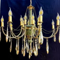 لوستراسکای سنگی علیجانی9+7شعله برنج قلاف سرپیچuk99