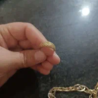 یه گردن بند خوشگل طلا ویه انگشتر طلا|جواهرات|بجنورد, |دیوار