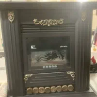 بخاری گازی طرح شومینه