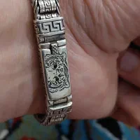 دستبند نقره تایلندی دست سازی خوشگل|جواهرات|اقبالیه, |دیوار