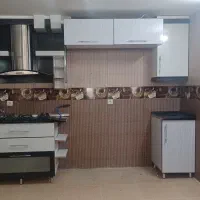 کابینت ام دی اف براق با هود و سینک|مصالح و تجهیزات ساختمان|اصفهان, شهرک امام خمینی|دیوار