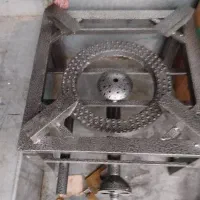 اجاق گاز دوشعله پرفیلی کوره دار