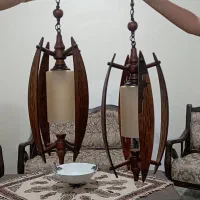 لوستر چوب کاملا نو استفاده نشده