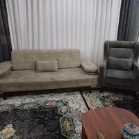 مبلمان راحتی تخت شو هشت نفره|مبلمان خانگی و میز عسلی|قرچک, میرزائی جنوبی|دیوار