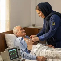 نوارقلب فیزیوتراپی سوند ادرار بخیه فصد خون آزمایش