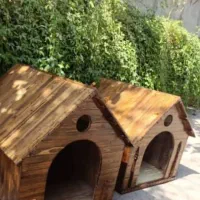 لانه چوبی سگ وگربه