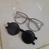 دوتا عینک طرح طبی و آفتابی نو