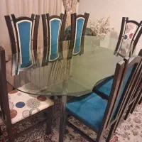 میز ناهارخوری ۸نفره سالم و تمیز