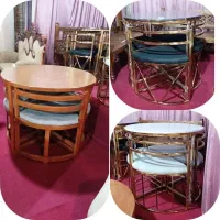 نهار خوری چوب راش 2 سال ضمانت|میز و صندلی غذاخوری|اشکذر, |دیوار