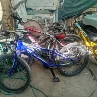 دوچرخه 12و۱۶و۲۰ و 24و26 لوازم نو و استوک