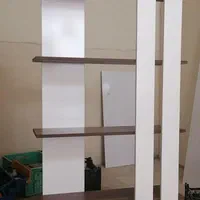 قفسه کتاب و دکوری B03 ام دی اف و چوبی|کتابخانه، شلف، قفسه‌های دیواری|ارومیه, |دیوار