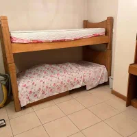 تخت 2 طبقه و کمد|تخت و سرویس خواب|خمینی‌شهر, |دیوار