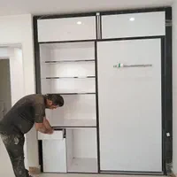 طراحی ساخت واجرای انواع کابینت وکمددیواری وغیره|جاکفشی، کمد، دراور|آبیک, |دیوار