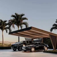 سایبان پارکینگ مدل پرگولا