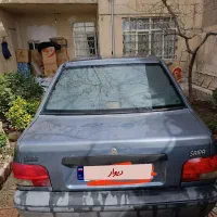 ماشین پراید دوگانه دستی بی رنگ شاسی سالم