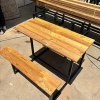 نیمکت و میز چسبیده طرح T|صندلی و نیمکت|اصفهان, رهنان|دیوار