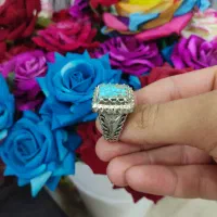 انگشتر دستساز فیروزه نیشابور استاد باصری|بدلیجات|اصفهان, قائمیه|دیوار