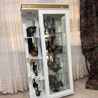 بوفه منزل به همراه وسایل دکوری|بوفه، ویترین، کنسول|ماکو, |دیوار