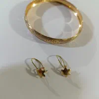 النگو شماره 2 و گوشواره در حد نو 200 بالای تابلو