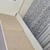 تخت نوجوان تمام mdf در حد نو با تشک