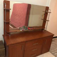 میز ارایش و تخت خواب دونفره