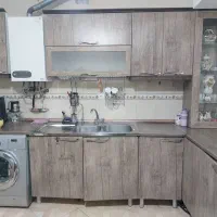 کابینت ام دی اف به همراه گاز و هود و سینک