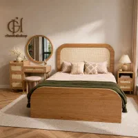 فروشگاه چوبک تخت خواب یک نیم نفره آیسن