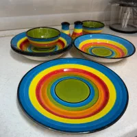 سرویس سفالی زیبا و نو