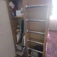 تخت دو طبقه چوبی|تخت و سرویس خواب|اسلام‌شهر, مسکن مهر اسلاشهر (شهرک امام خمینی)|دیوار