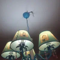 لوستر پنج شاخه اتاق کودک ونوجوان نو وسالم