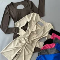 لباس ورزشی لگ کراپ نیمتنه ست دخترونه