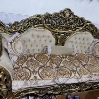 مبلمان ۹ نفره سلطنتی|مبلمان خانگی و میز عسلی|لنجان, |دیوار