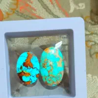 فیروزه نیشابور درجه یک و اوپال استرالیا مهره کهنه|جواهرات|شیراز, شاهچراغ|دیوار