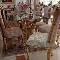 مبلمان استیل ۷ نفره و میزنهارخوری ۸نفره|مبلمان خانگی و میز عسلی|تهران, مرزداران|دیوار