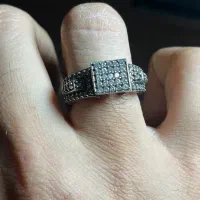 انگشتر جواهری نقره|جواهرات|تهران, حکیمیه|دیوار