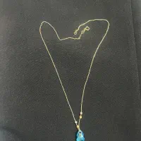 گردنبندطلا اویز یاقوت